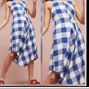 Maeve Rianne Gingham Midi Dress